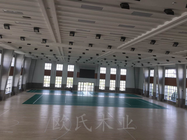 寧夏銀川消防總隊培訓基地室內體育館運動木地板案例