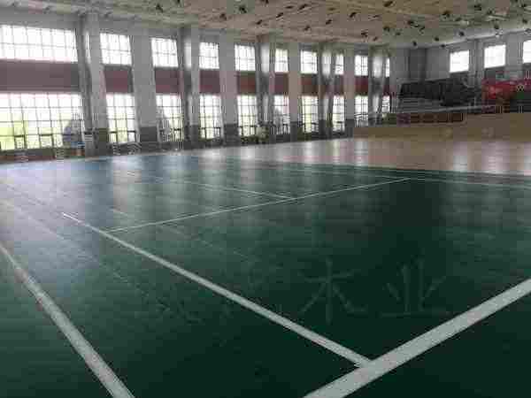 寧夏銀川消防總隊培訓基地室內體育館運動木地板案例