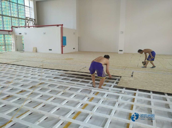 22厚運動籃球地板施工技術(shù)方案